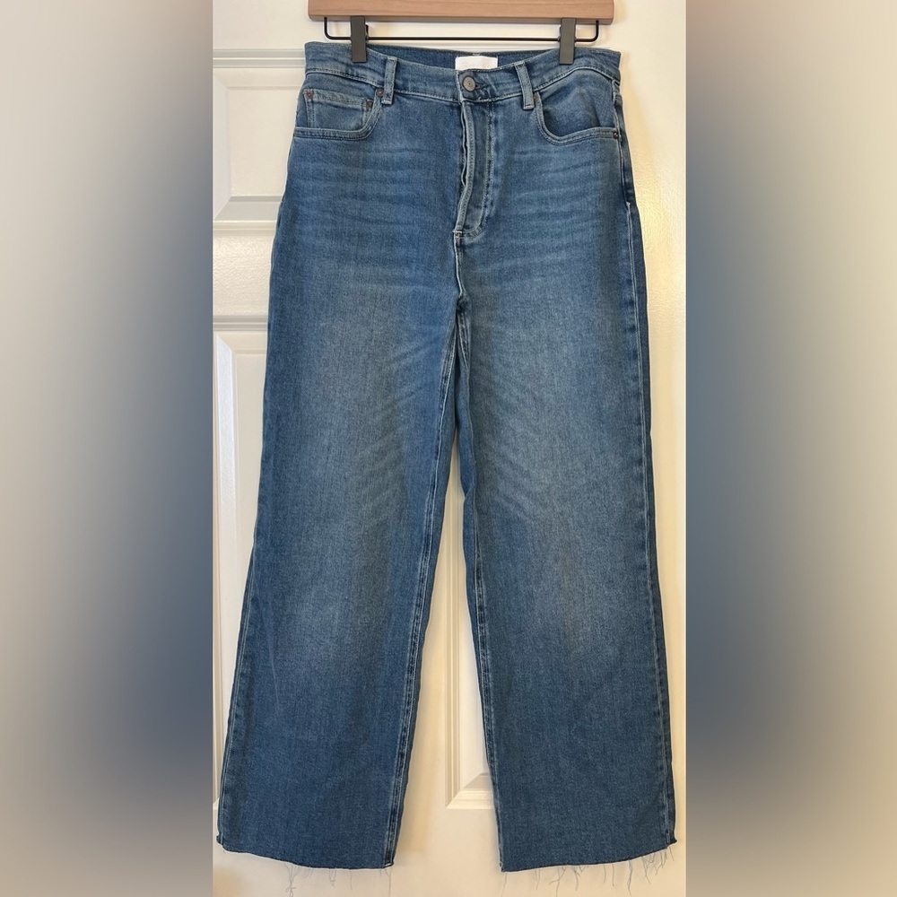 BOYISH Jeans The Mikey Authentic Comfort Stretch High Rise Wide Leg Size 27